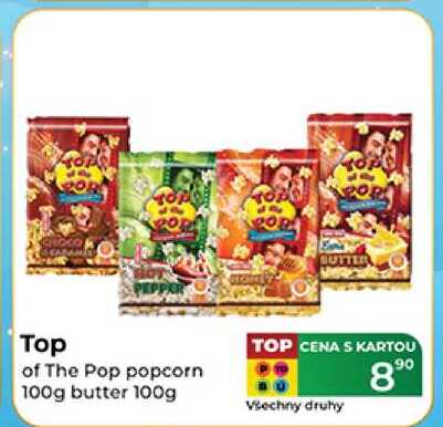 Top of The Pop popcorn 100g butter 100g 