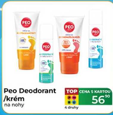 Peo Deodorant/krém na nohy
