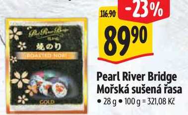 Pearl River Bridge Mořská sušená řasa, 28 g 