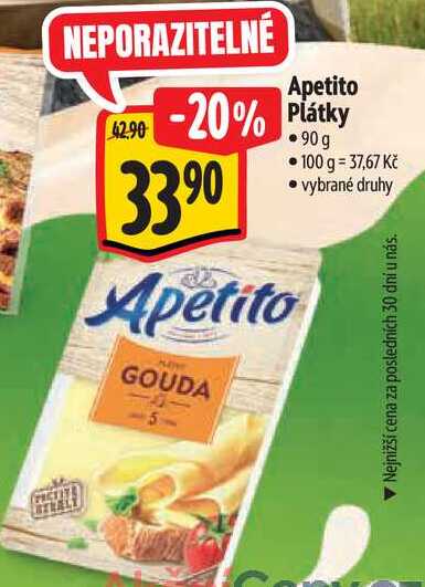 Apetito Plátky, 90 g