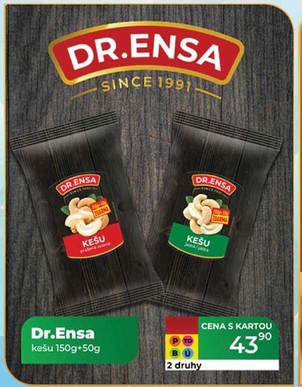 Dr.Ensa kešu 150g+50g 