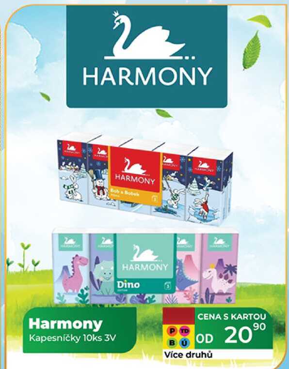 Harmony Kapesníčky 10ks 3V