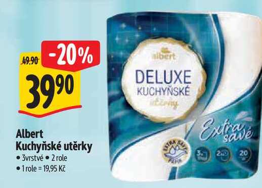 Albert Kuchyňské utěrky, 2 role 