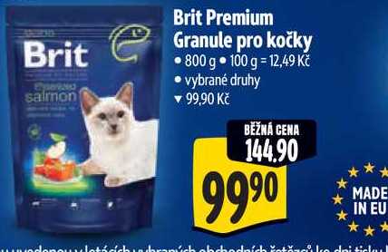 Brit Premium Granule pro kočky, 800 g
