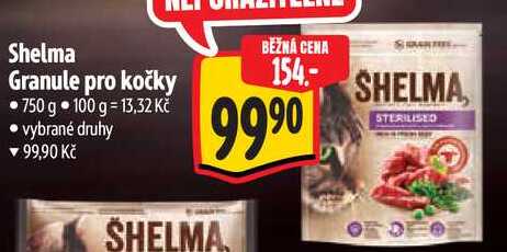 Shelma Granule pro kočky, 750 g