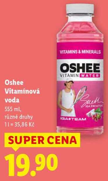 Oshee Vitamínová voda, 555 ml