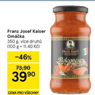 Franz Josef Kaiser Omáčka, 350 g 