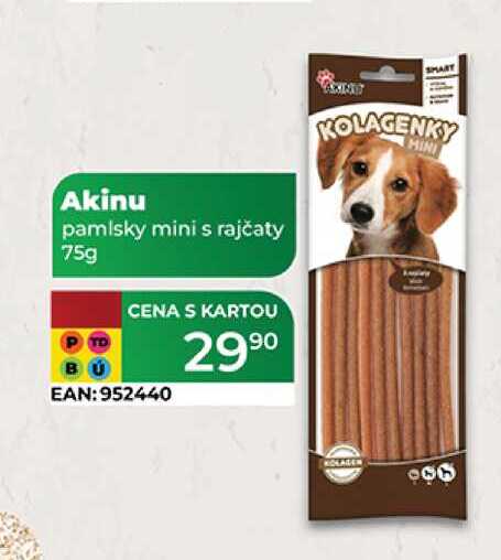 Akinu pamlsky mini s rajčaty 75g