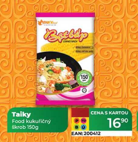 Taiky Food kukuřičný škrob 150g 