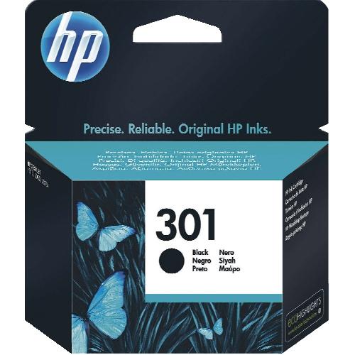 HP 301 Black Ink Cartridge CH561EE, 1 KS