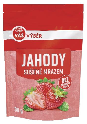 VÁŠ VÝBĚR Jahody sušené mrazem, 30 g
