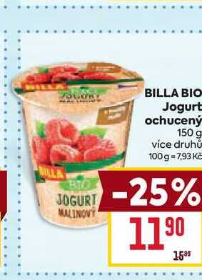 BILLA BIO Jogurt ochucený 150 g 