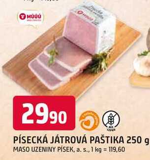 PÍSECKÁ JÁTROVÁ PAŠTIKA 250 g