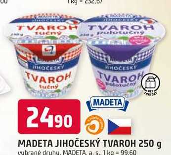 MADETA JIHOČESKÝ TVAROH 250 g