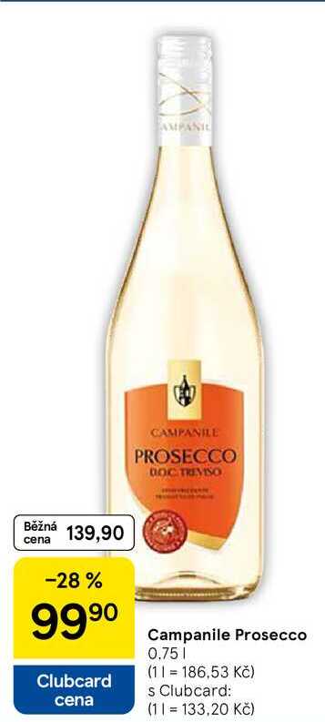 Campanile Prosecco, 0,75 l