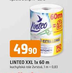 LINTEO XXL 1x 60 m kuchyňská role