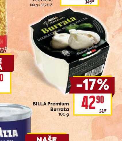 BILLA Premium Burrata 100 g