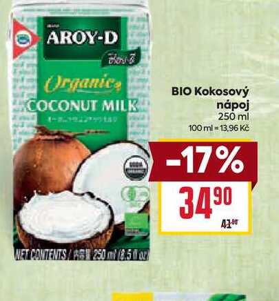 BIO Kokosový nápoj 250 ml