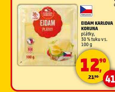 EIDAM KARLOVA KORUNA, 100 g 