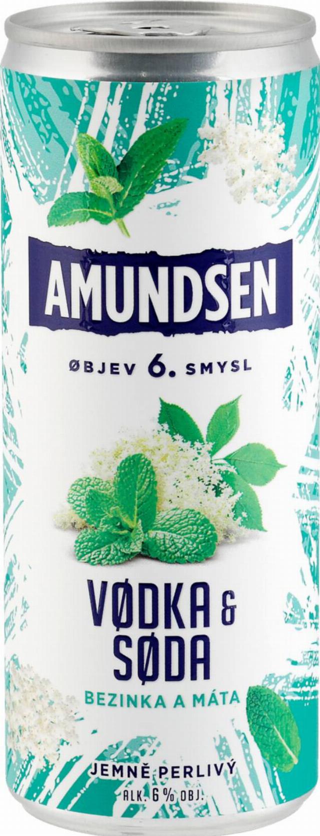 Amundsen míchaný drink bezinka, máta 6%
