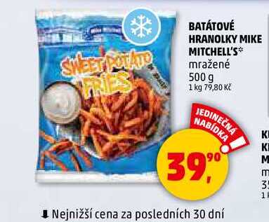 BATÁTOVÉ HRANOLKY MIKE MITCHELL'S, 500 g