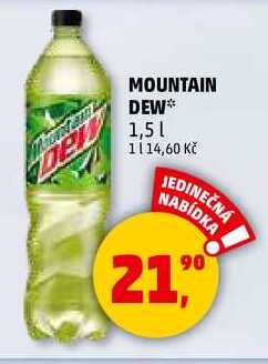 MOUNTAIN DEW, 1,5 l