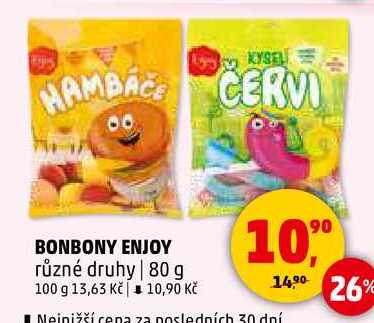 BONBONY ENJOY, 80 g 