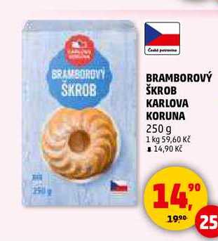 BRAMBOROVÝ ŠKROB KARLOVA KORUNA, 250 g 