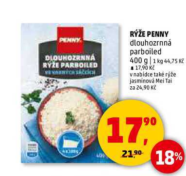 RÝŽE PENNY, 400 g 
