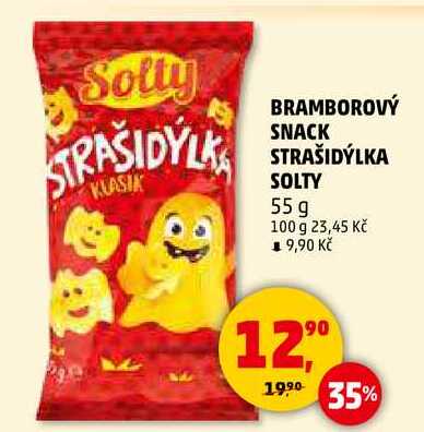 BRAMBOROVÝ SNACK STRAŠIDÝLKA SOLTY, 55 g