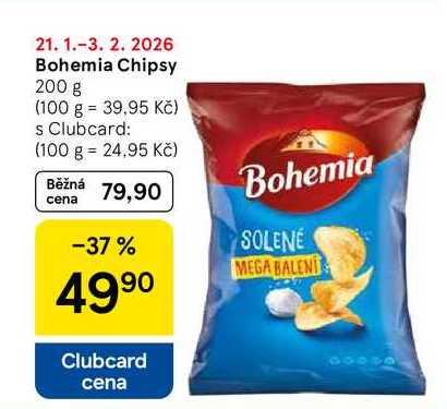 Bohemia Chipsy, 200 g 