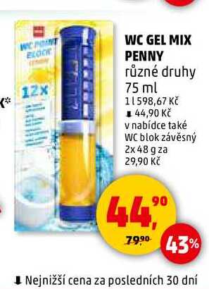 WC GEL MIX PENNY, 75 ml 