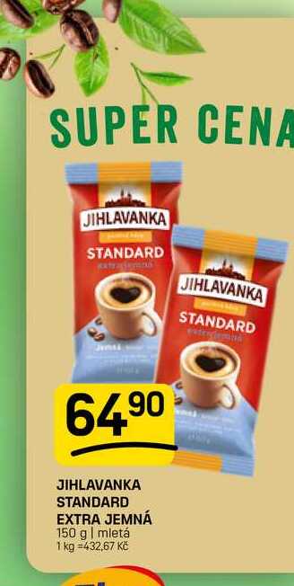 JIHLAVANKA STANDARD EXTRA JEMNÁ 150 g