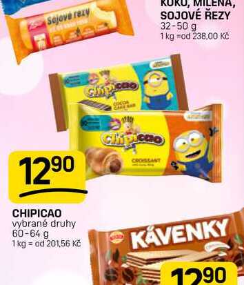 CROISSANT CHIPICAO vybrané druhy 60-64 g