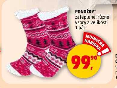 PONOŽKY, 1 pár