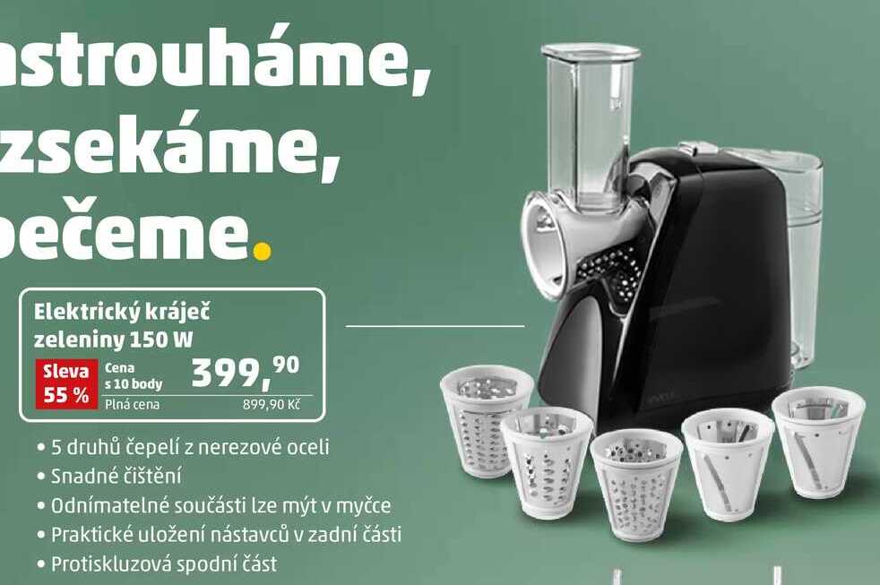 Elektrický kráječ zeleniny 150 W