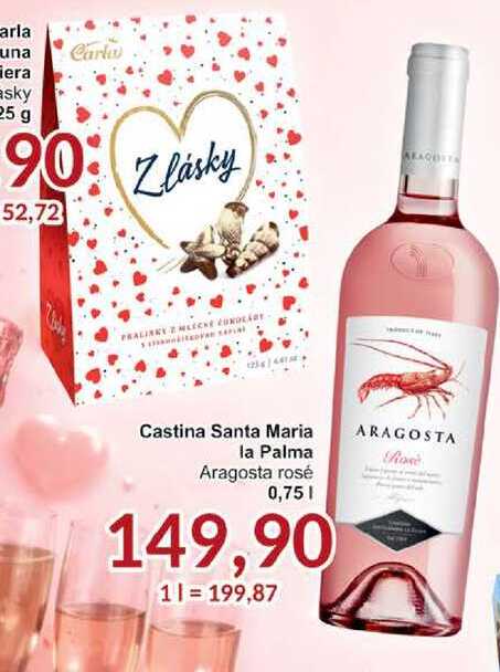 Castina Santa Maria la Palma Aragosta rosé 0,75l
