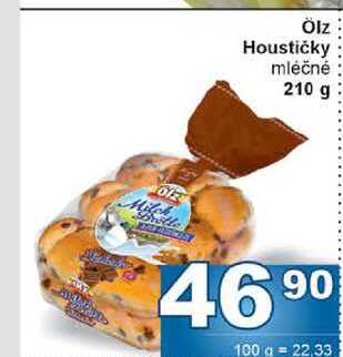 Ölz Houstičky mléčné 210 g