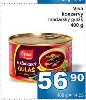 Viva konzervy maďarský guláš 400 g
