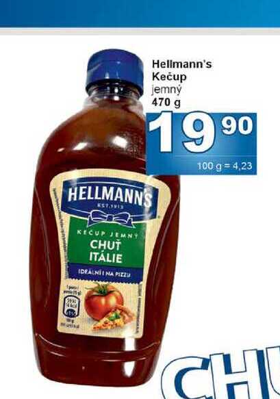 Hellmann's Kečup jemný 470 g
