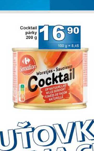 Cocktail párky 200 g