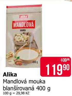 Alika Mandlová mouka blanšírovaná 400 g
