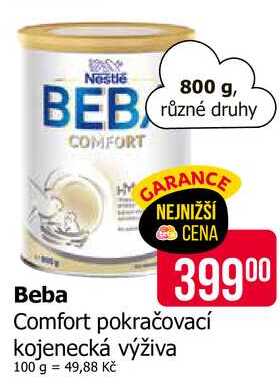 Beba Comfort pokračovací kojenecká výživa 800 g 