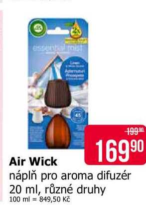 Air Wick náplň pro aroma difuzér 20 ml
