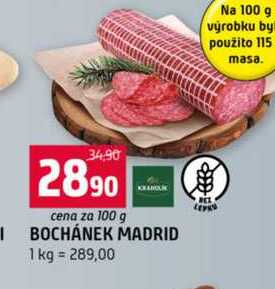 BOCHÁNEK MADRID 100g