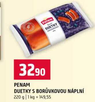 PENAM DUETKY S BORŮVKOVOU NÁPLNÍ 220 g