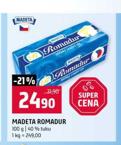 MADETA ROMADUR 100 g 40% tuku 