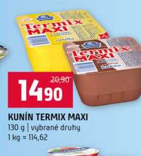 KUNIN TERMIX MAXI 130 g vybrané druhy 