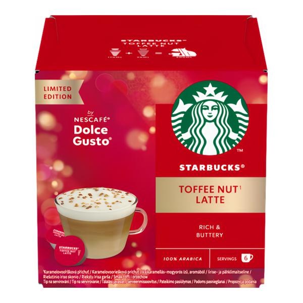 Starbucks® Toffee Nut Latte by NESCAFE® DOLCE GUSTO® limitovaná edice. Kávové kapsle