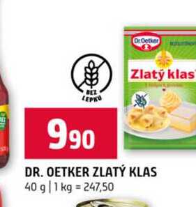 DR. OETKER ZLATÝ KLAS 40 g 